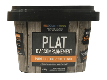 Big Country Raw plat accompagnement citrouille bio